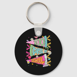 Preppy 100 Days Of School Pennant Bynner Boy Girl Key Ring