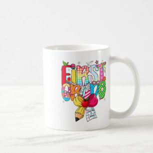 Preppy 1st Grade Dream Team Back To School Teacher Coffee Mug