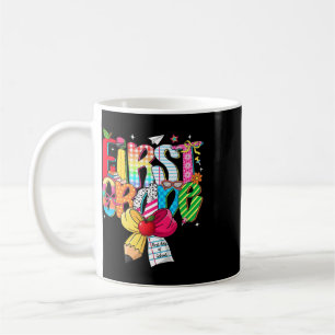 Preppy 1st Grade Dream Team Ck To School Teachers Coffee Mug
