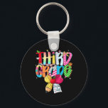 Preppy 3rd Grade Dream Team Back To School Teacher Key Ring<br><div class="desc">Preppy 3rd Grade Dream Team Back To School Teachers Kids 2</div>