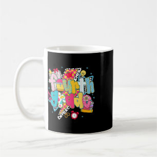 Preppy 4th Grade Dream Team Ck To School Teachers Coffee Mug