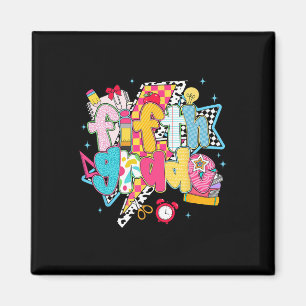 Preppy 5th Grade Dream Team Ck To School Teachers Magnet