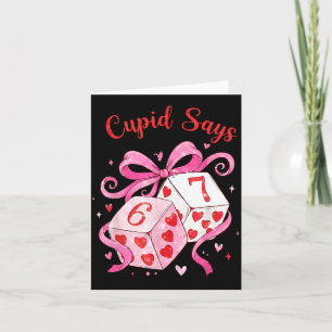 Preppy 67 Valentine Six Seven Dice 6 7 Men Women K Card