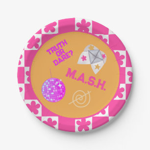 Preppy 90’s Throwback Paper Plate