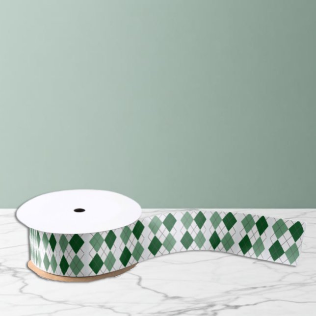 Preppy Argyle Birthday Satin Ribbon (Creator Uploaded)