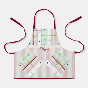 Preppy Atomic Age Kids Apron