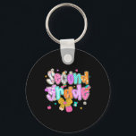 Preppy Back To School 2nd Grade Coquette Bow Girls Key Ring<br><div class="desc">Preppy Back To School 2nd Grade Coquette Bow Girls Kids</div>