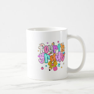 Preppy Back To School 4th Grade Coquette Bow Girls Coffee Mug