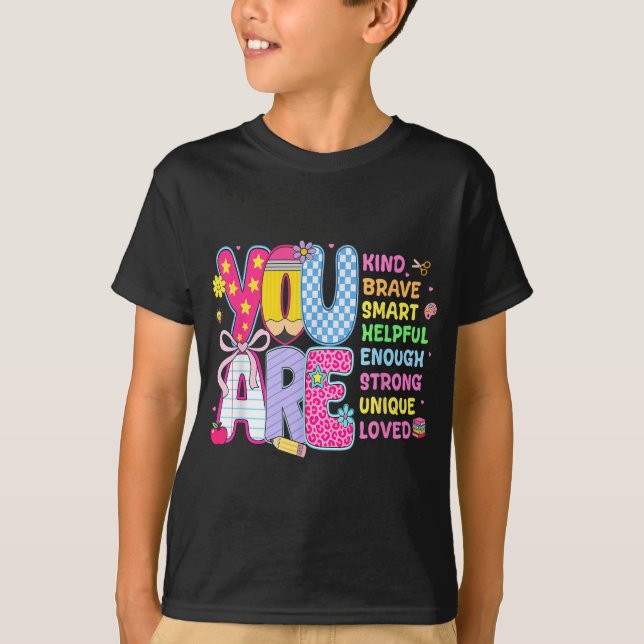 Preppy Back To School First Day Of School You Are  T-Shirt (Front)