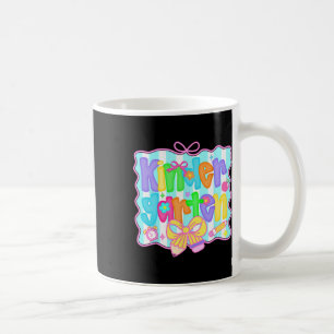 Preppy Back To School Kindergarten Coquette Bow Gi Coffee Mug