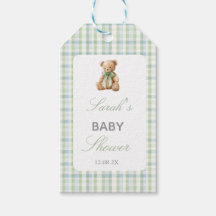 Preppy Bear Baby Shower Boy
