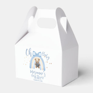 Preppy Bear Overalls Boy Casual Baby Shower Favour Box