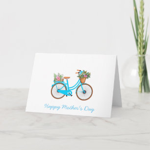 Preppy Blue Bicycle Card