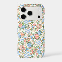 Preppy Blue Floral Pickleball Player Gift