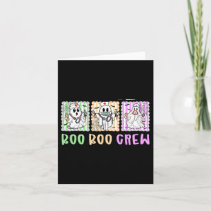 Preppy Boo Crew Nurse Halloween Costume Women Men  Card