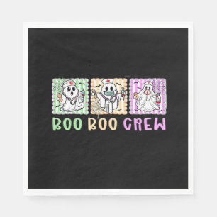 Preppy Boo Crew Nurse Halloween Costume Women Men Napkin