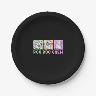 Preppy Boo Crew Nurse Halloween Costume Women Men Paper Plate