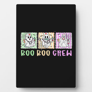 Preppy Boo Crew Nurse Halloween Costume Women Men  Plaque