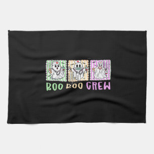 Preppy Boo Crew Nurse Halloween Costume Women Men  Tea Towel