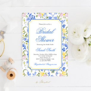Preppy Bridal Shower Invitation