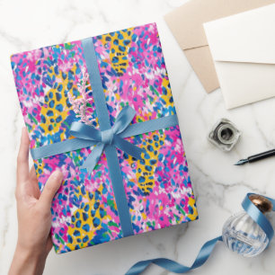 Preppy Cheetah  Wrapping Paper