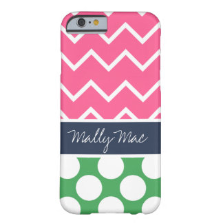 Preppy Chevron Dot Mally Mac iPhone 6 case