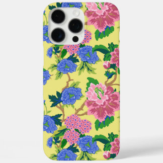 Preppy Chinoiserie Floral iPhone 16 Pro Max Case