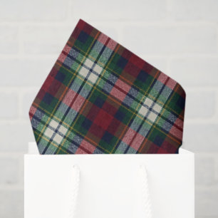 Preppy Christmas Plaid Tissue Paper
