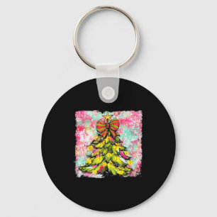 Preppy Christmas Tree Sungles Coquette Xmas Girly Key Ring