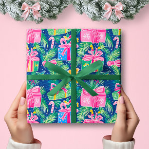 Preppy Christmas Wrapping Paper