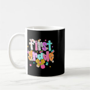 Preppy Ck To School 1st Grade Coquette Bow Girls K Coffee Mug