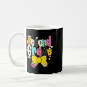 Preppy Ck To School 2nd Grade Coquette Bow Girls K Coffee Mug