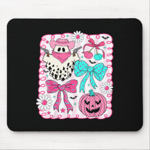 Preppy Coquette Boo Haw Western Ghosts Cowboy Hall Mouse Pad