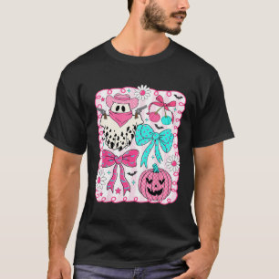 Preppy Coquette Boo Haw Western Ghosts Cowboy Hall T-Shirt
