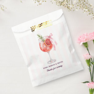 Preppy Coquette Bubbles & Besties Bachelorette Favour Bag