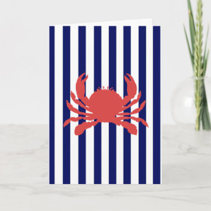 Preppy Crab Card