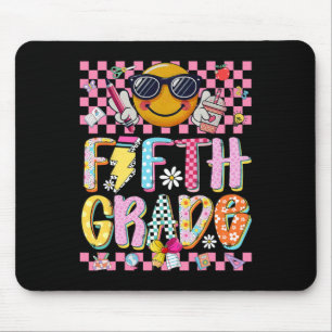 Preppy Fifth Grade Teacher First Day Of School 5th Mouse Pad