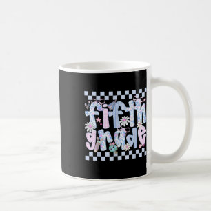 Preppy Fifth Grade Teacher Team Bow Back To School Coffee Mug