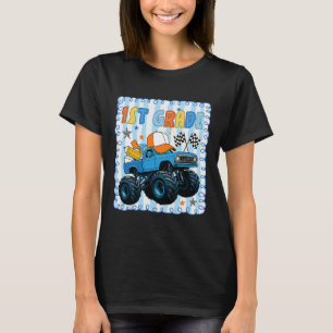 Preppy First Grade Back To School Funny Truck For T-Shirt