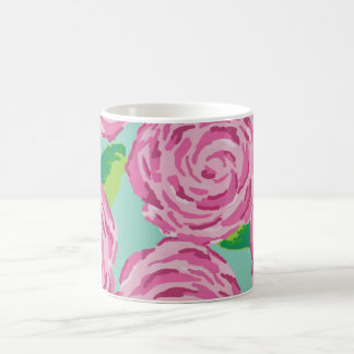 Preppy Floral Print Mug