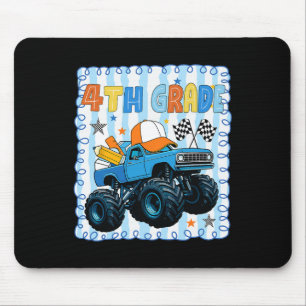 Preppy Fourth Grade Back To School Funny Truck For Mouse Pad