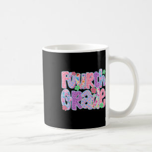 Preppy Fourth Grade Back To School Teachers Girls  Coffee Mug