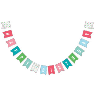 Preppy Girl Dinosaur Silhouette Birthday Banner