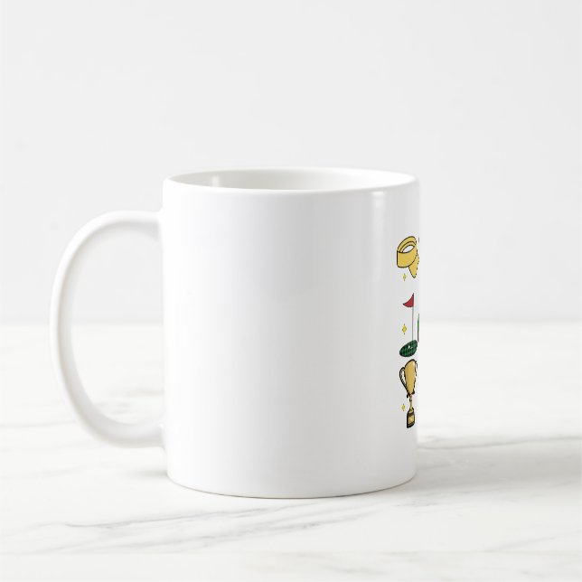 Preppy Golf Coquette Coffee Mug (Left)