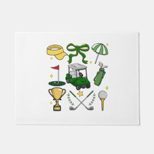 Preppy Golf Coquette Doormat