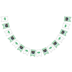 Preppy Green and Pink Wedding Pickleball Bunting