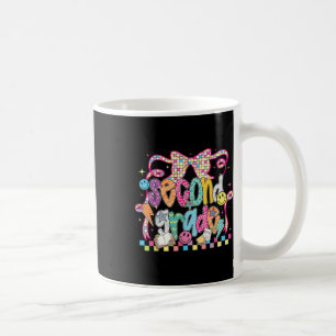 Preppy Groovy Second Grade Back To School Coquette Coffee Mug