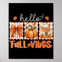 Preppy Hello Fall Vibes Coquette Latte Pumpkin Tha