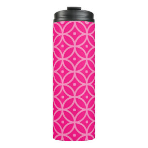 Preppy Hot Pink Thermal Tumbler