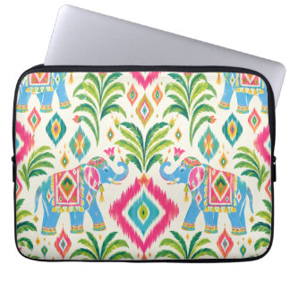 Preppy Ikat Tropical Palm Boho Chic Computer Case